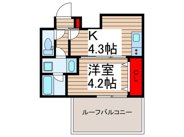 クレアポルテ川口元郷の物件間取画像